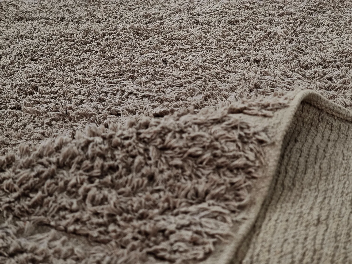Ryijymatot - Willow Natural Cotton Shaggy (taupe)
