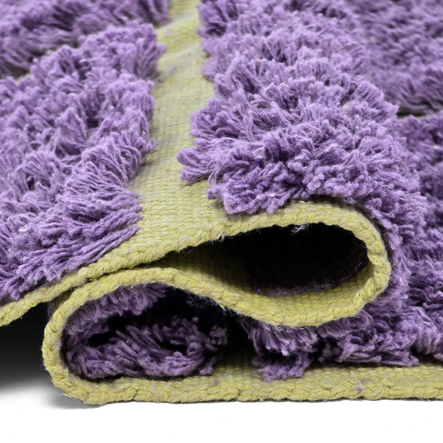 Ryijymatot - Zola Natural Cotton Shaggy (violetti)