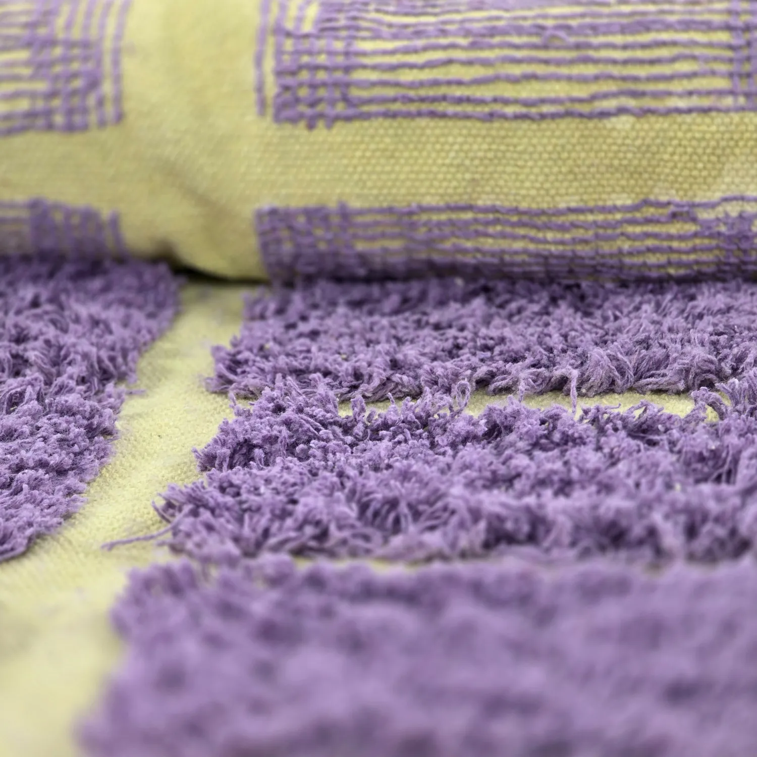 Ryijymatot - Zola Natural Cotton Shaggy (violetti)