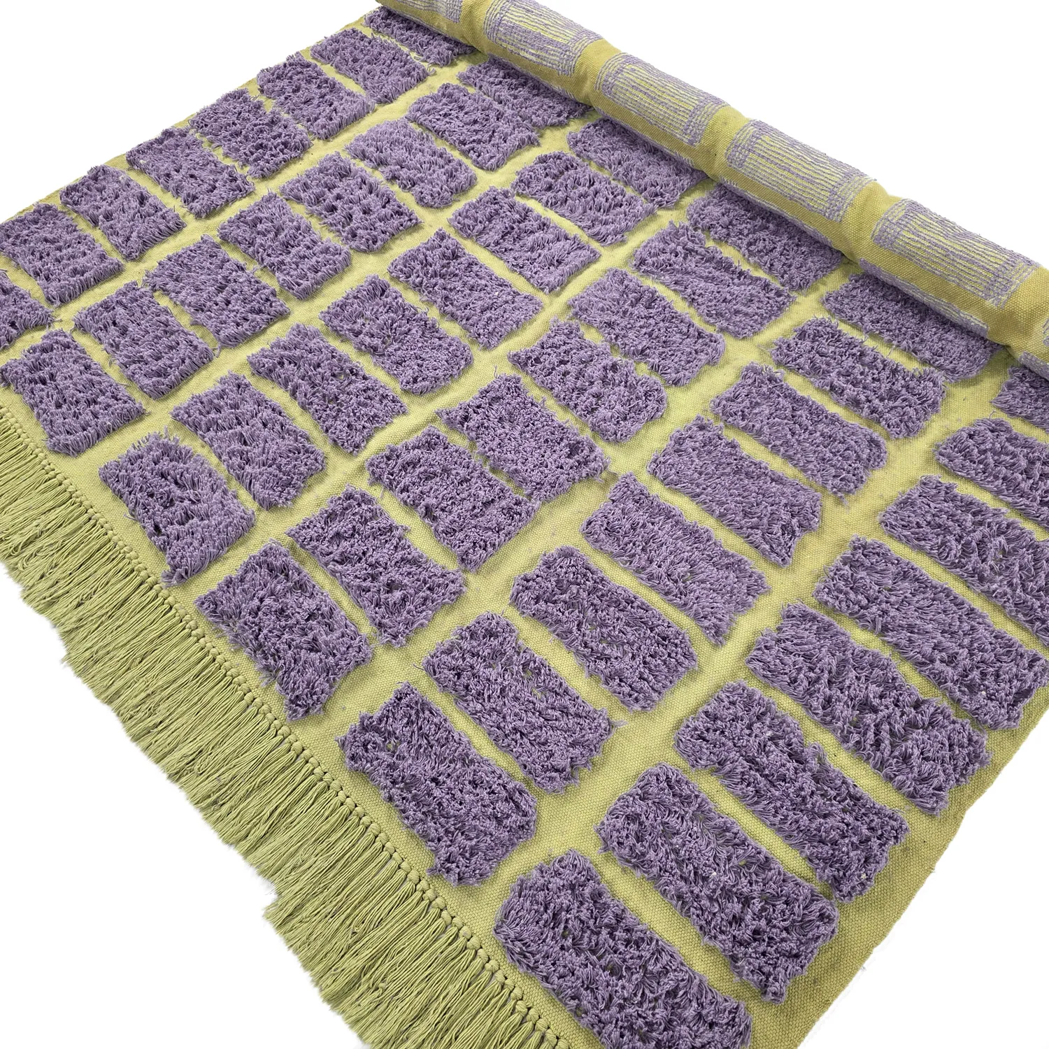 Ryijymatot - Zola Natural Cotton Shaggy (violetti)