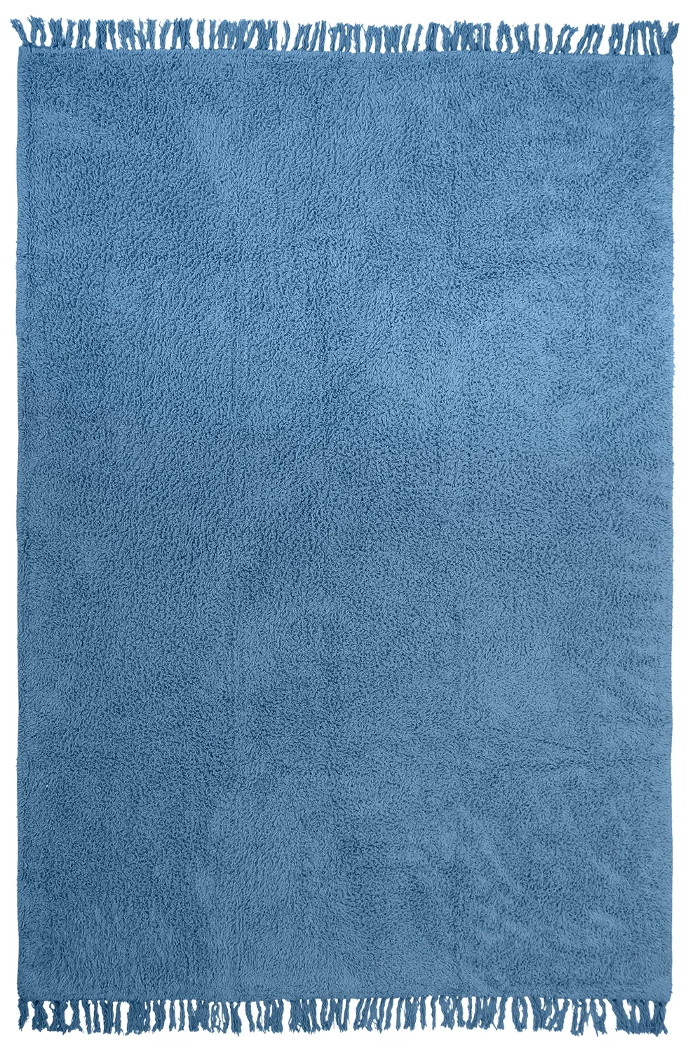 Ryijymatot - Alba Natural Cotton Shaggy (sininen)