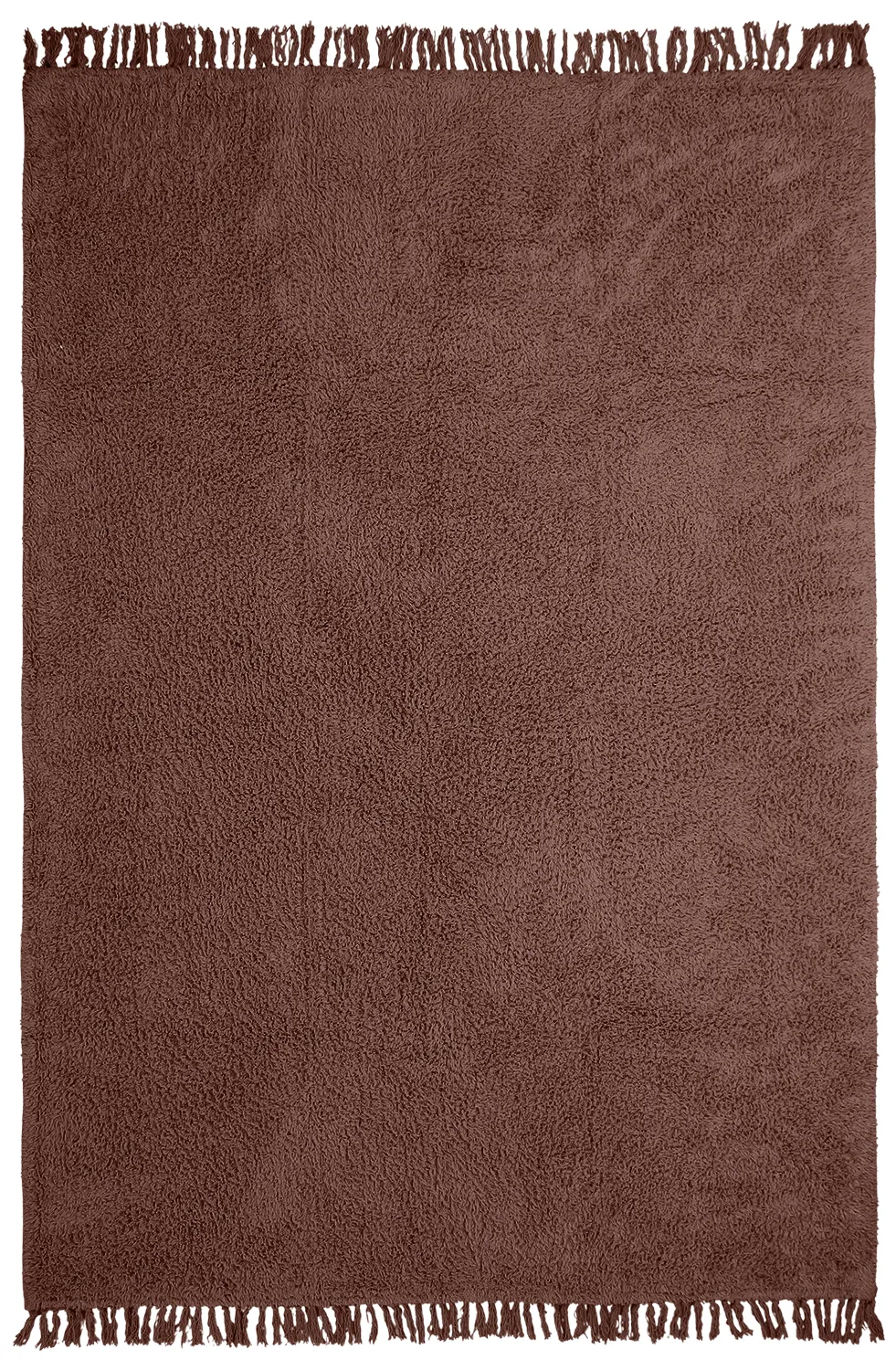 Ryijymatot - Alba Natural Cotton Shaggy (ruskea)