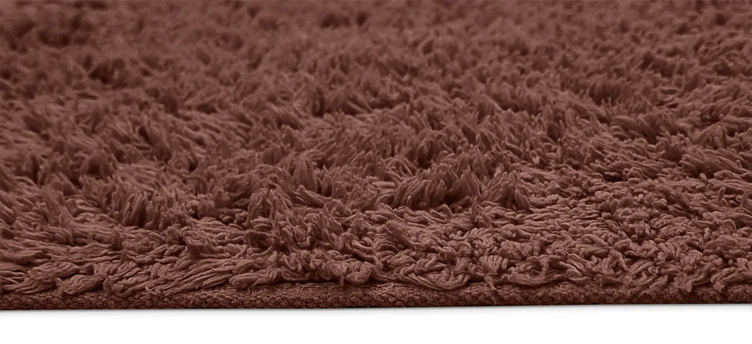 Ryijymatot - Alba Natural Cotton Shaggy (ruskea)