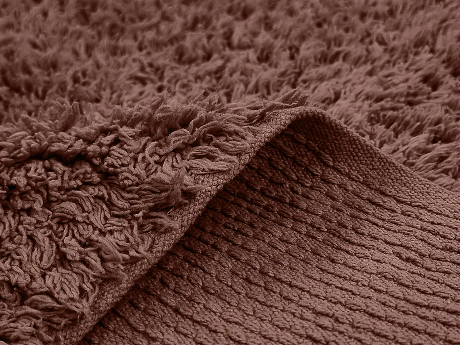 Ryijymatot - Alba Natural Cotton Shaggy (ruskea)