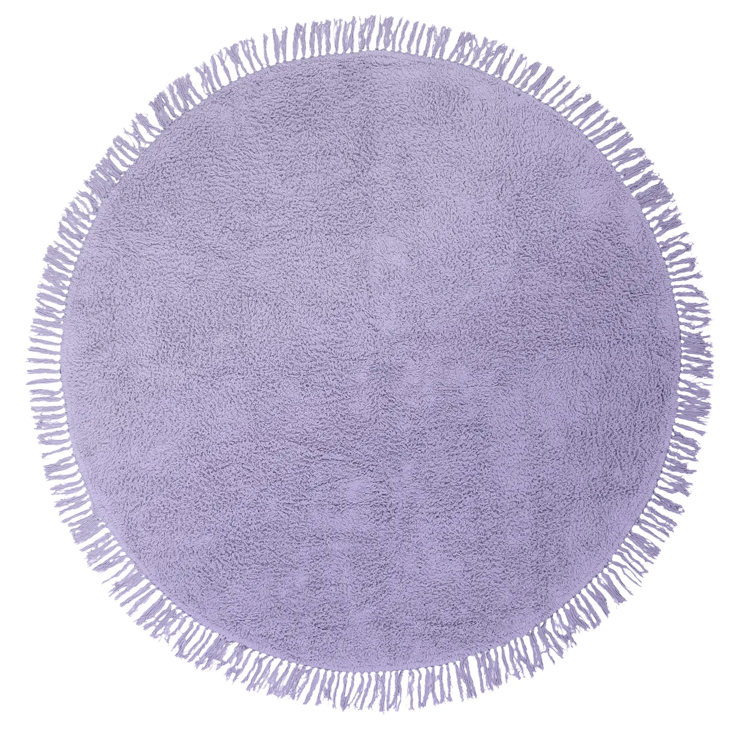 Pyöreä matot - Alba Natural Cotton Shaggy (violetti)