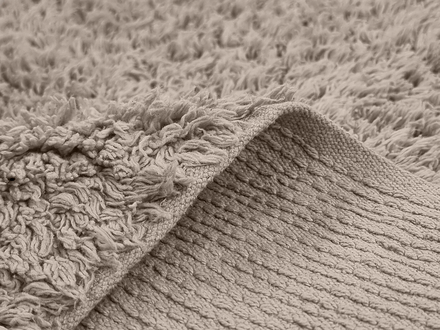 Ryijymatot - Alba Natural Cotton Shaggy (taupe)