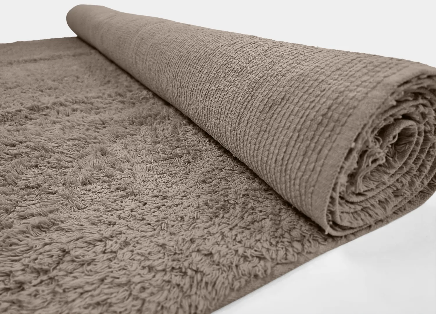 Ryijymatot - Alba Natural Cotton Shaggy (taupe)