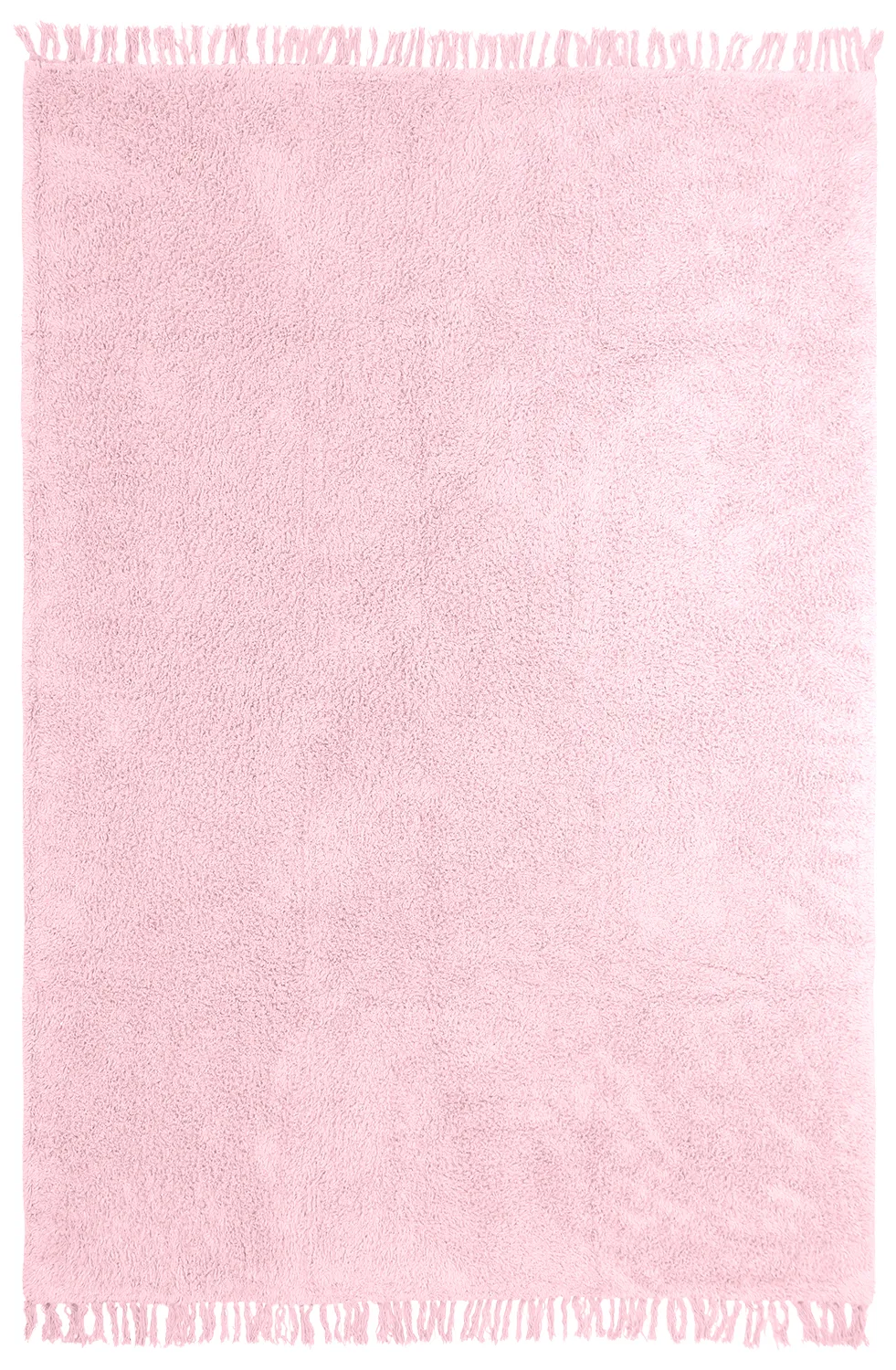 Ryijymatot - Alba Natural Cotton Shaggy (vaalea pinkki)