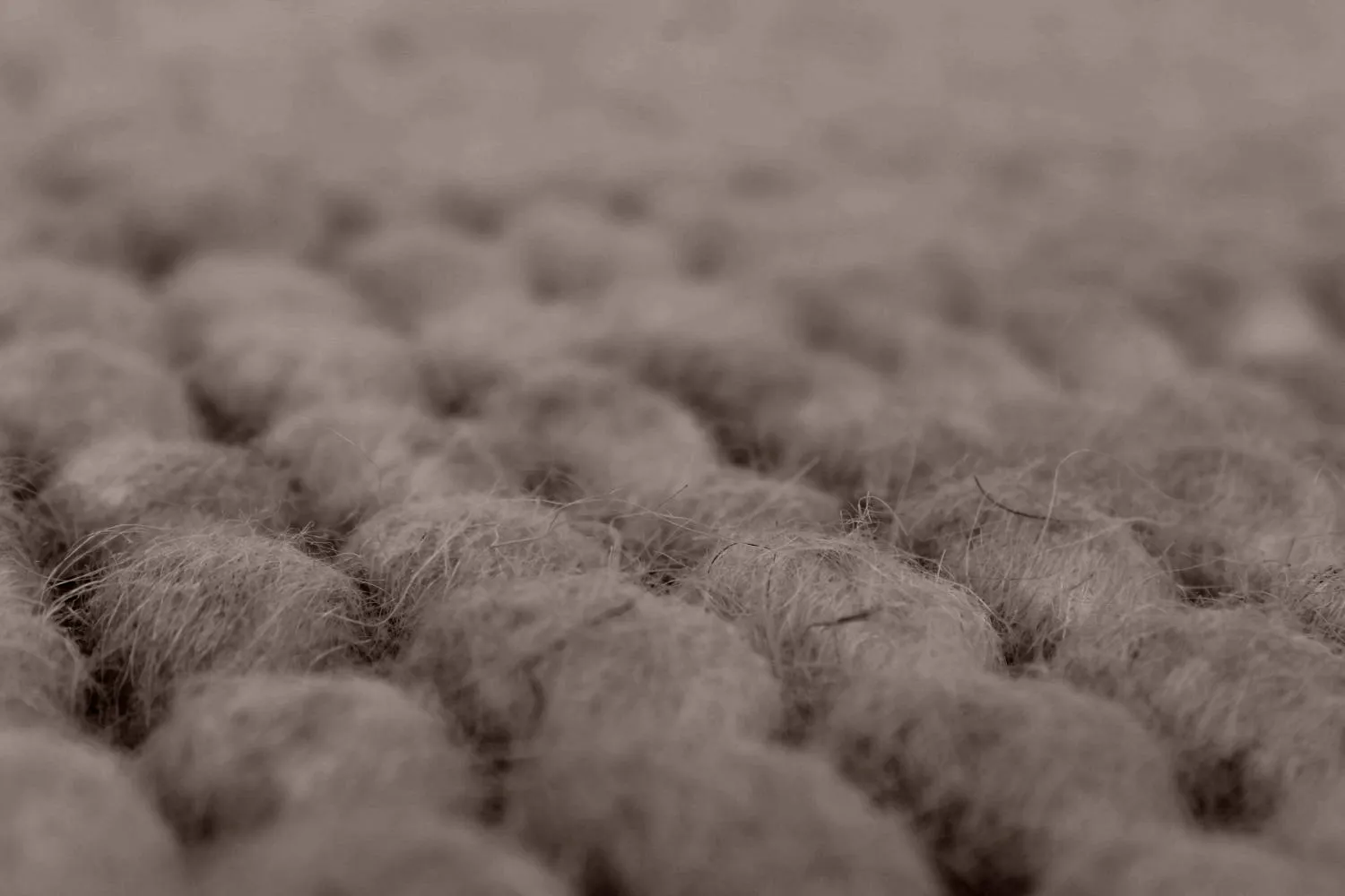 Pyöreä matot - Avafors Wool Bubble (ruskea)