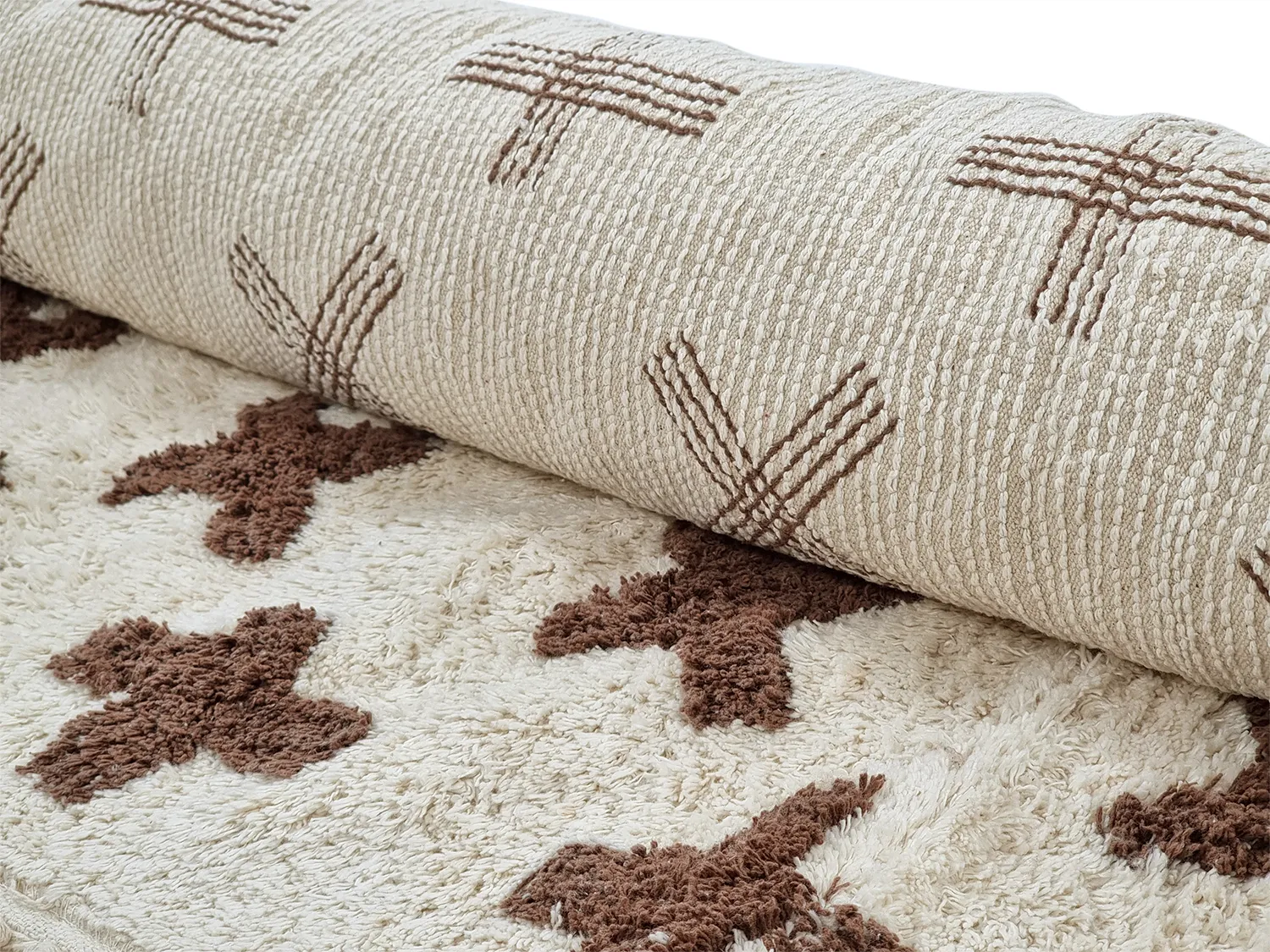 Ryijymatot - Chesley Natural Cotton Shaggy (beige)