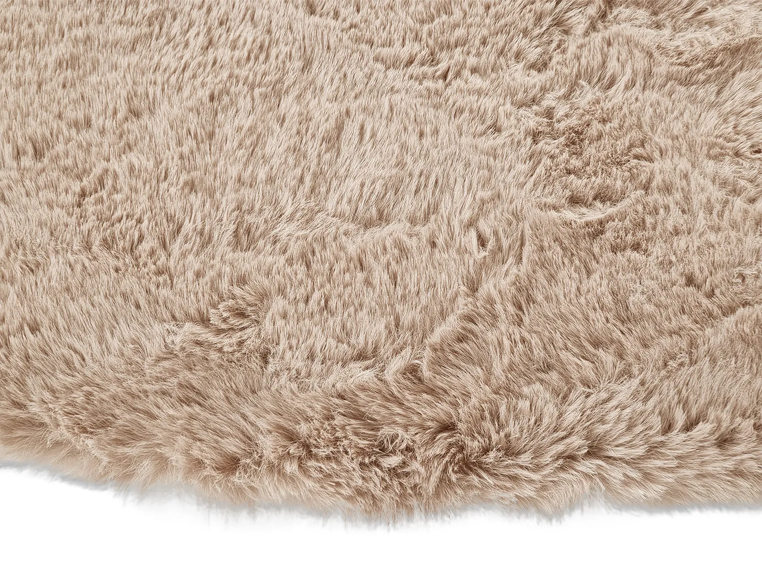 Pyöreä matot - Cloud Super Soft (taupe)