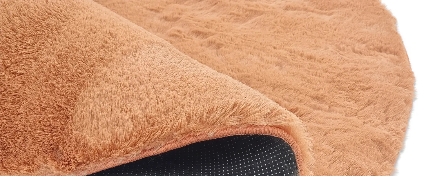 Pyöreä matot - Cloud Super Soft (terracotta)