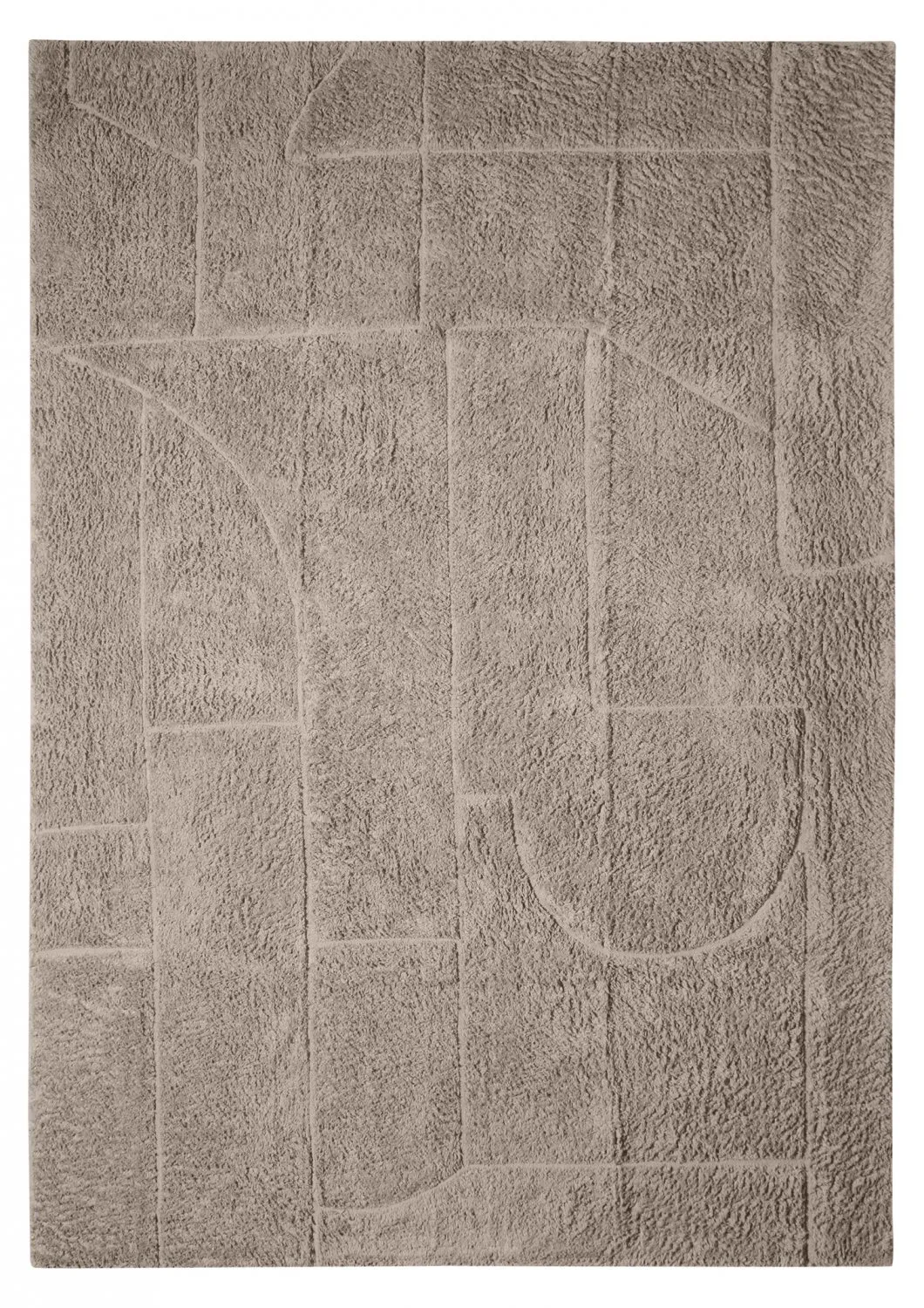Ryijymatot - Cremona Natural Cotton Shaggy (taupe)