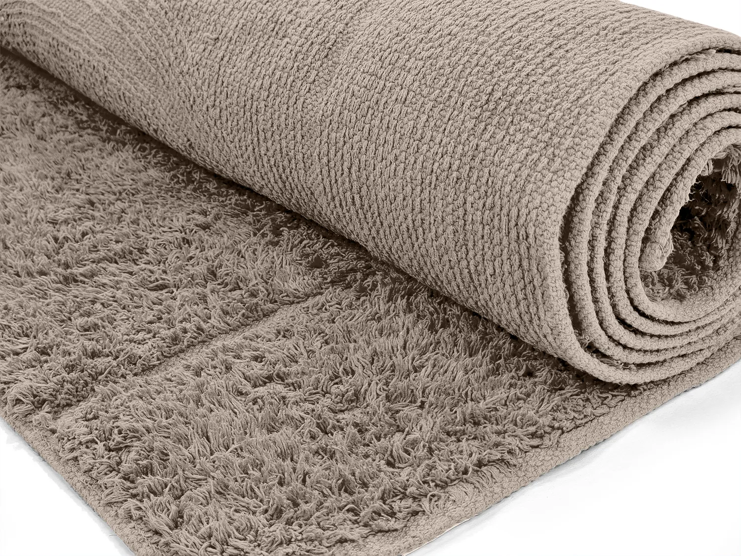 Ryijymatot - Cremona Natural Cotton Shaggy (taupe)