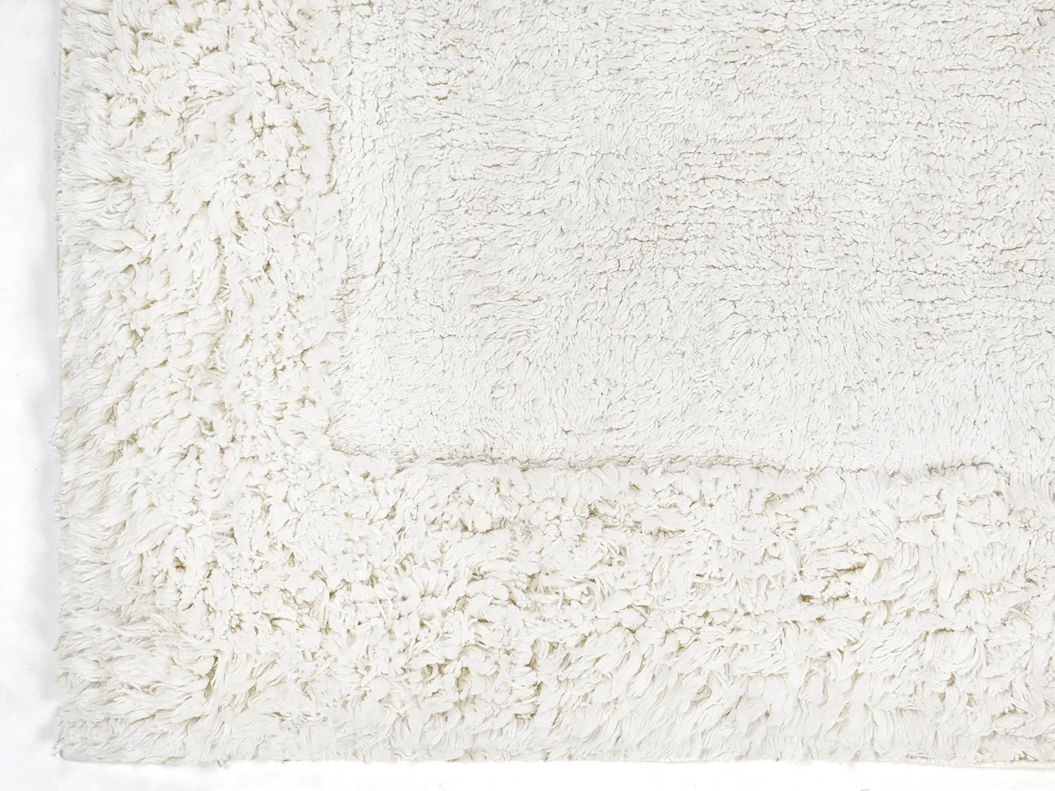 Ryijymatot - Ebba Natural Cotton Shaggy (offwhite)