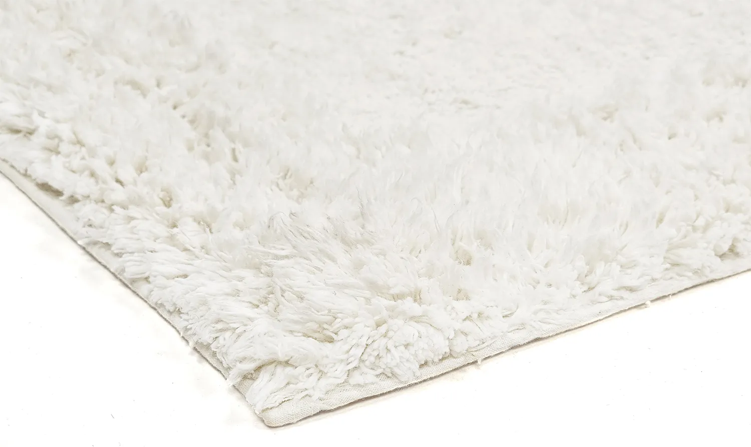 Ryijymatot - Ebba Natural Cotton Shaggy (offwhite)