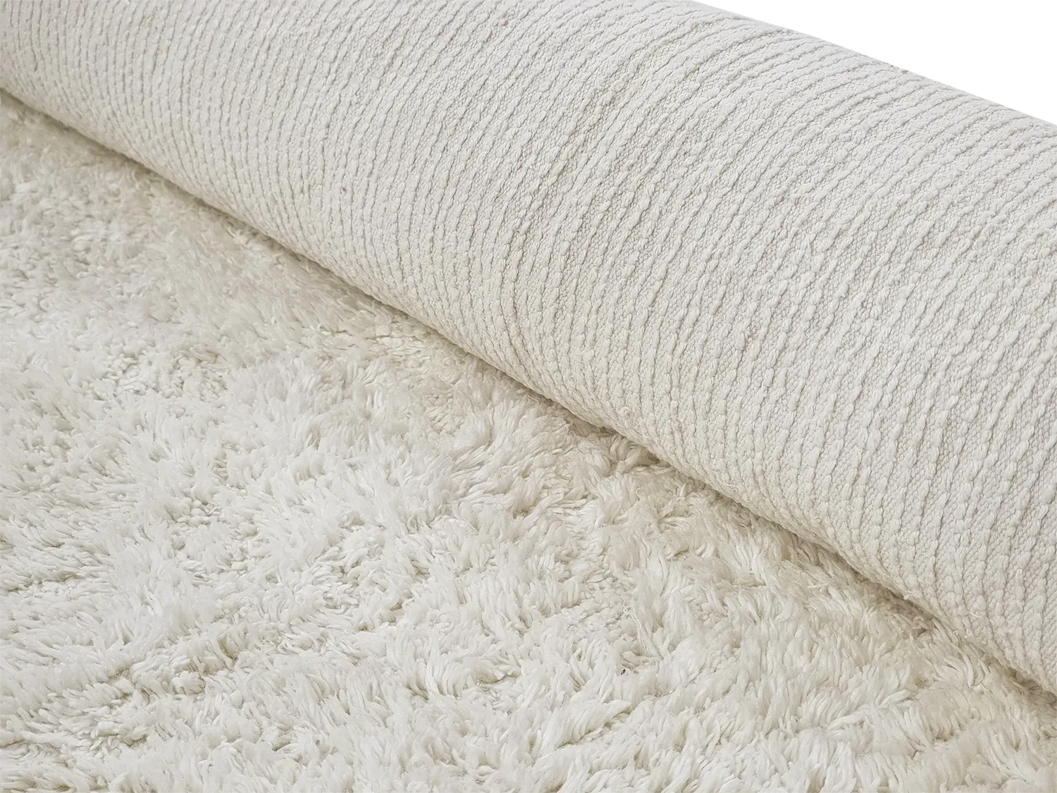 Ryijymatot - Sion Natural Cotton Shaggy (offwhite)