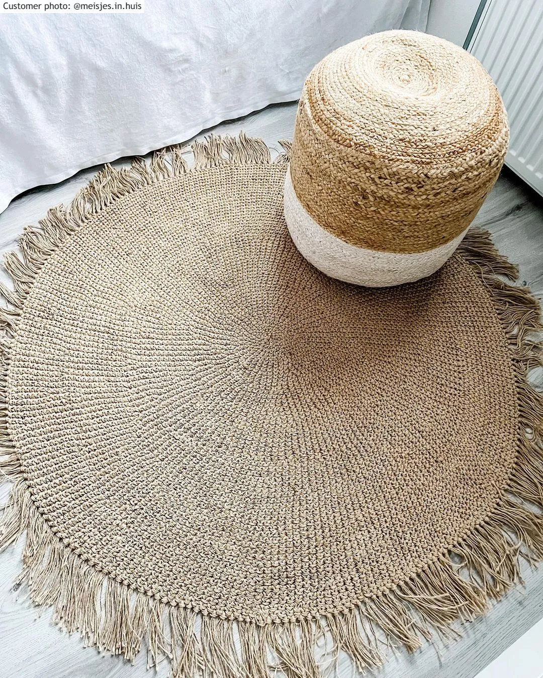 Pyöreä matot - Medina (jute)