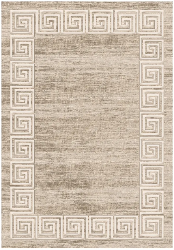 Wilton-matto - Mytos (beige/valkoinen)