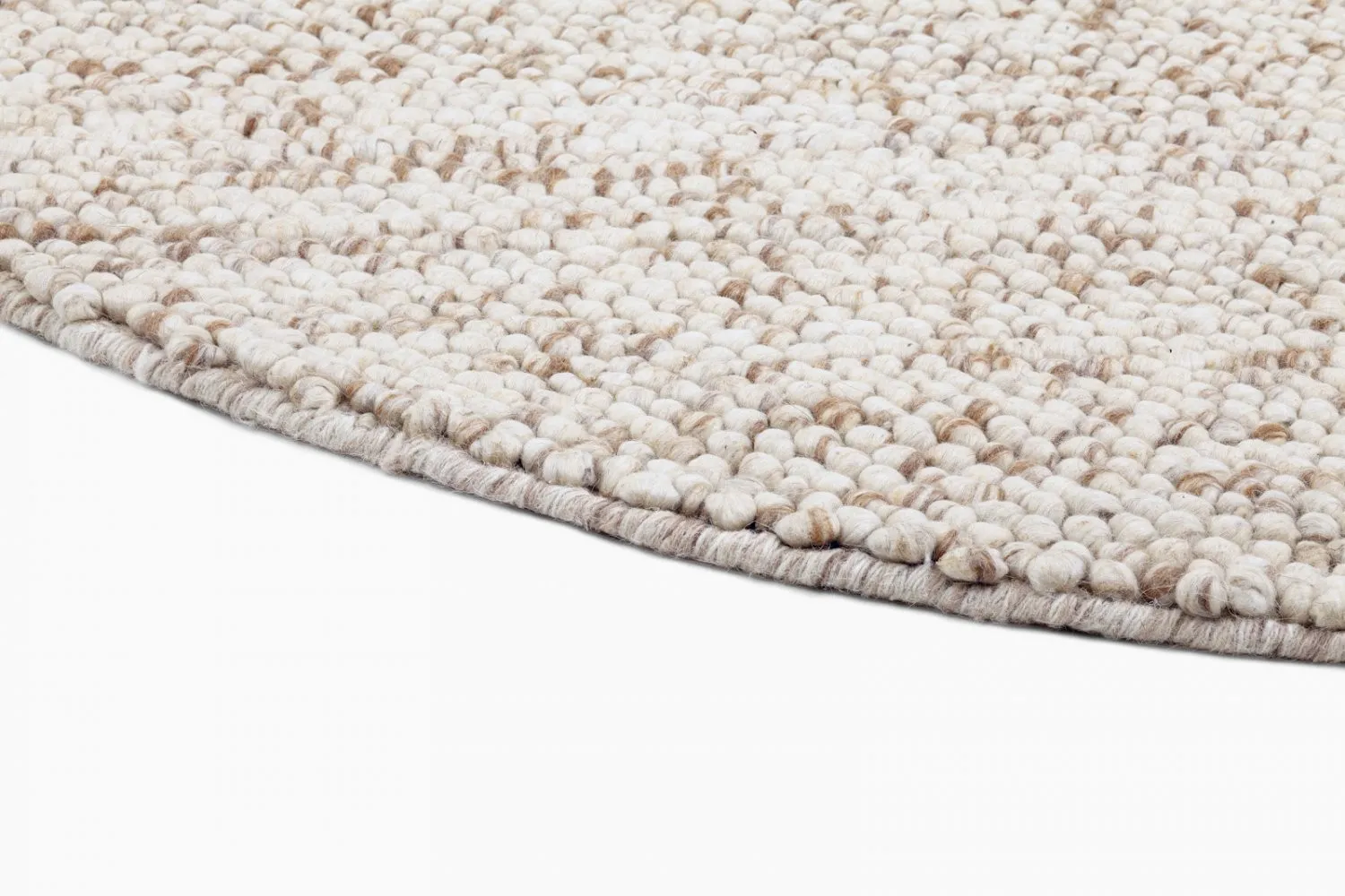 Pyöreä matot - Avafors Wool Bubble (natural)