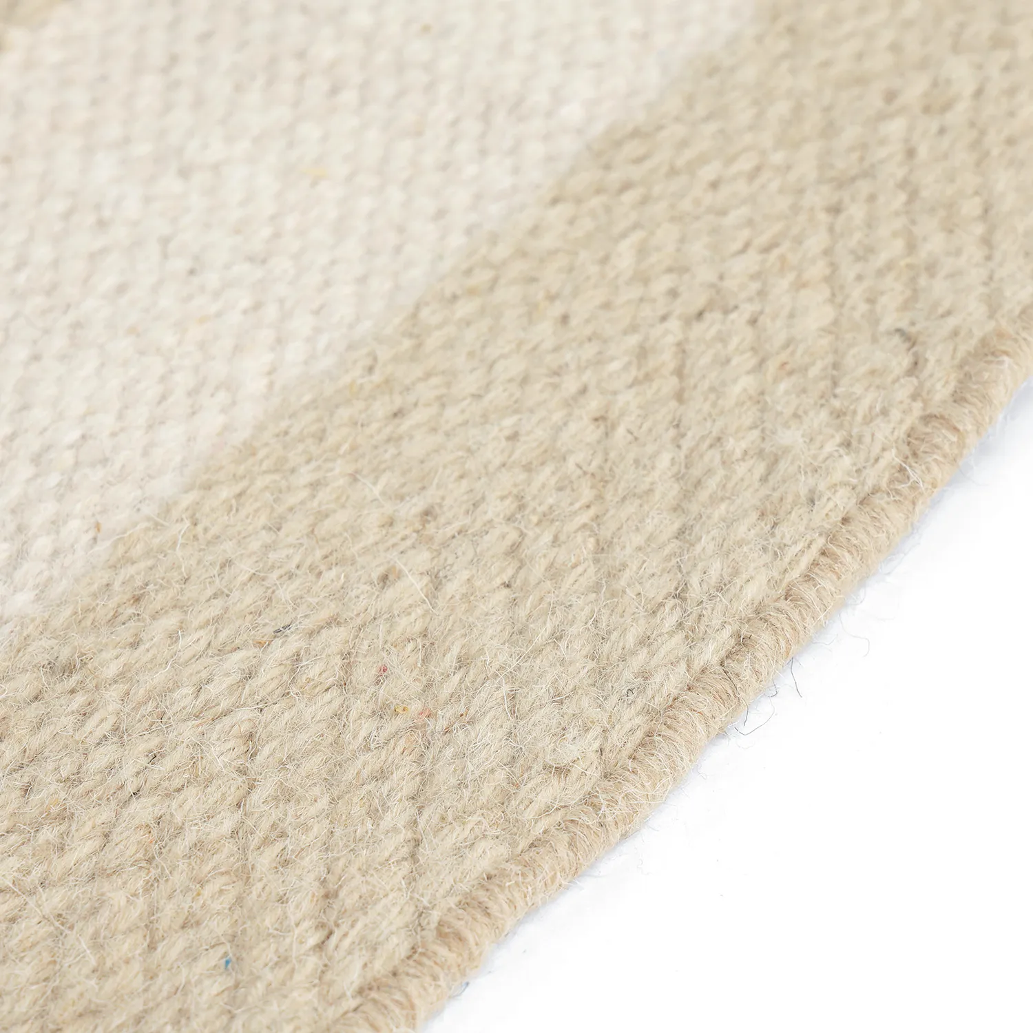 Epäsäännöllinen villamatto - Kystaro (kerma/beige)