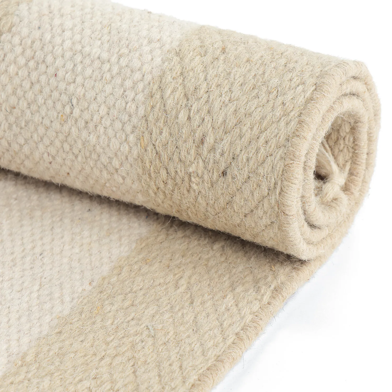 Epäsäännöllinen villamatto - Kystaro (kerma/beige)