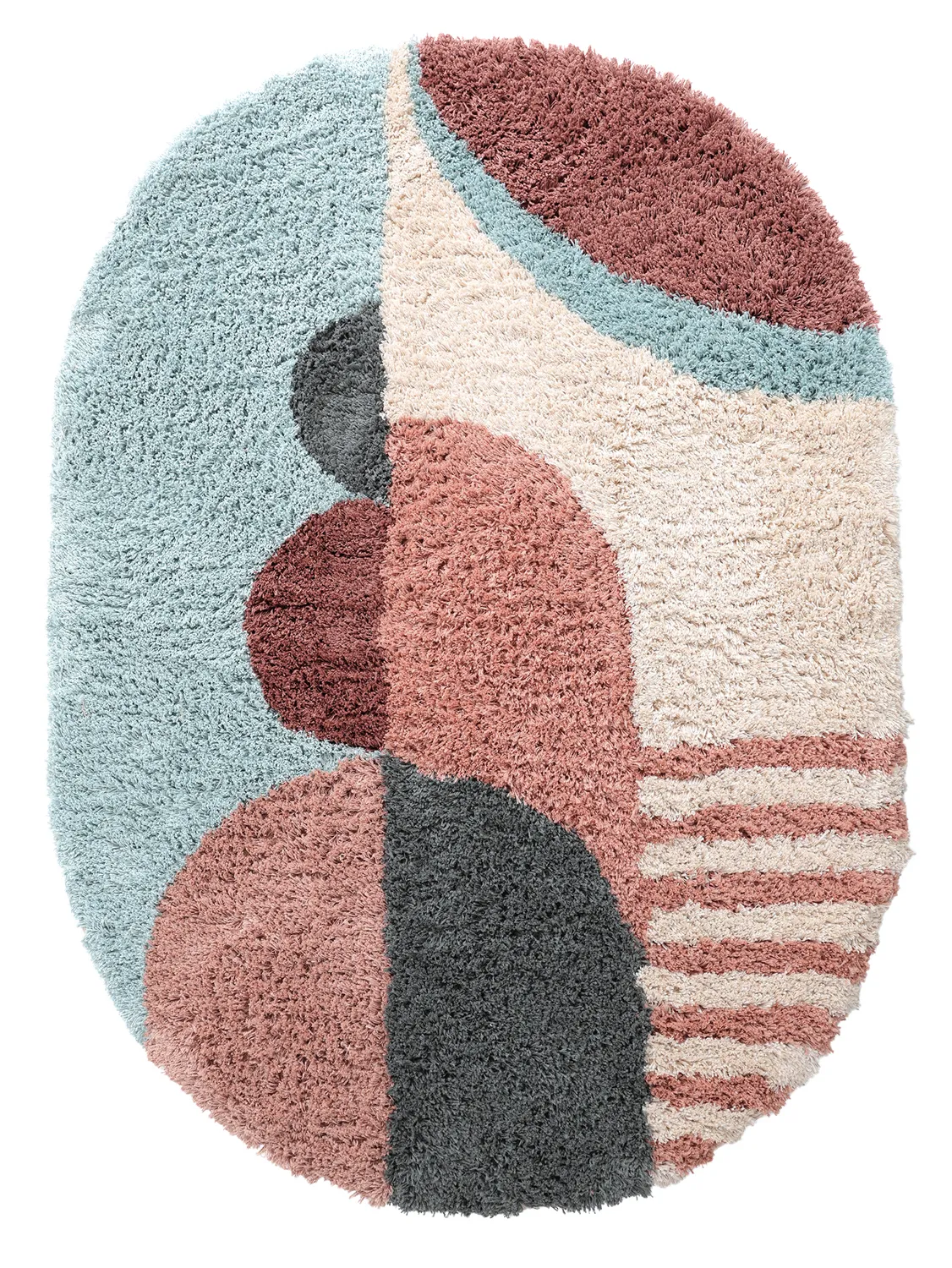 Soikea matto - Tropea Natural Cotton Shaggy (multi)