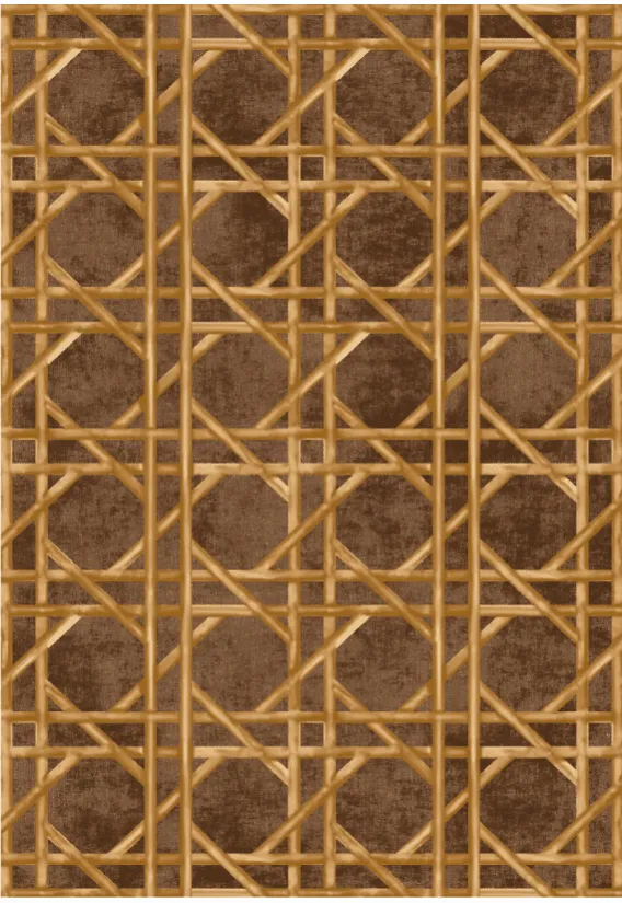 Wilton-matto - Pachino (ruskea/kulta)