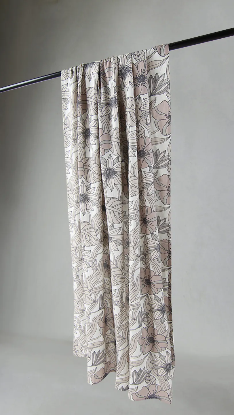 Verhot - Puuvillaverhot Aurelia (beige)