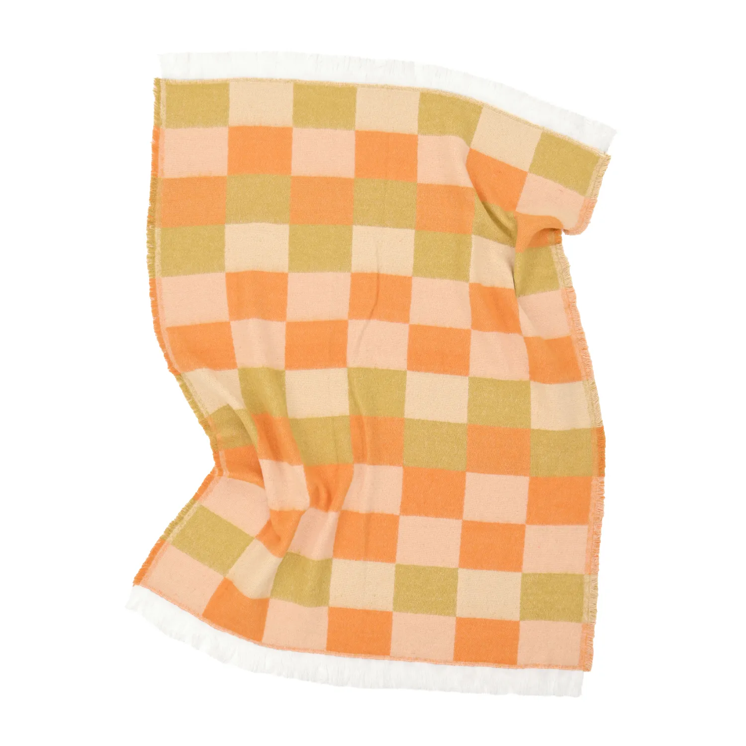 Viltit - Villasekoiteplaid - Audrey Check (beige/keltainen/oranssi)