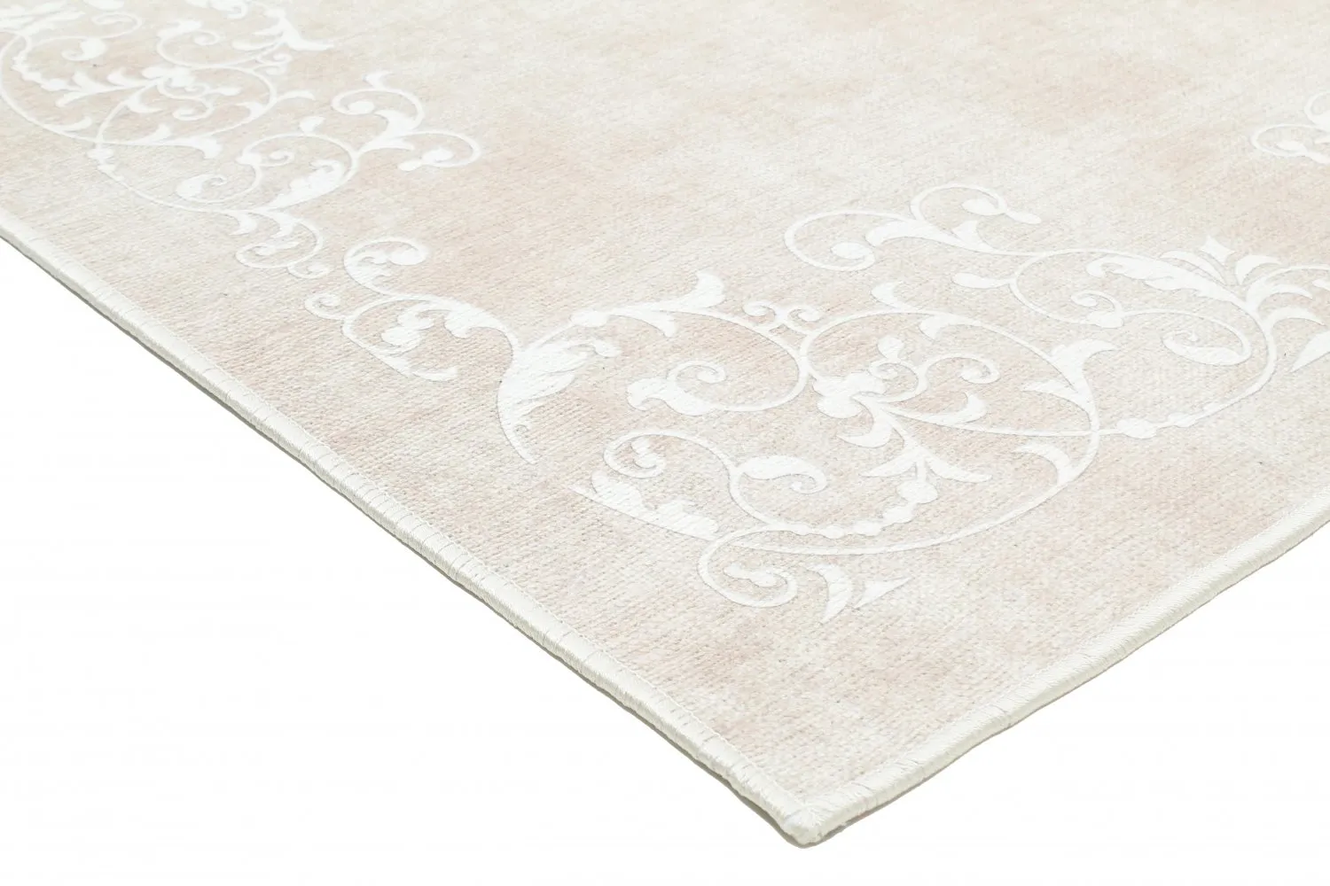 Wilton-matto - Santi (beige/valkoinen)