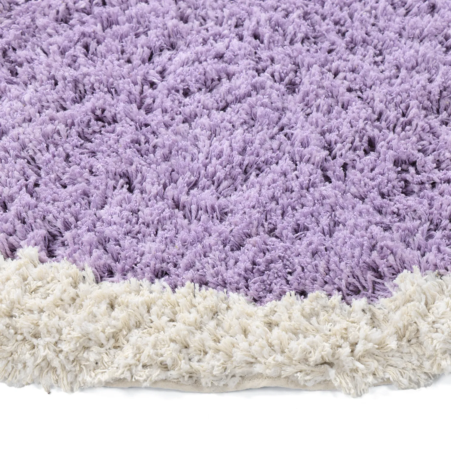 Pyöreät matot - Naousa Natural Cotton Shaggy (multi)
