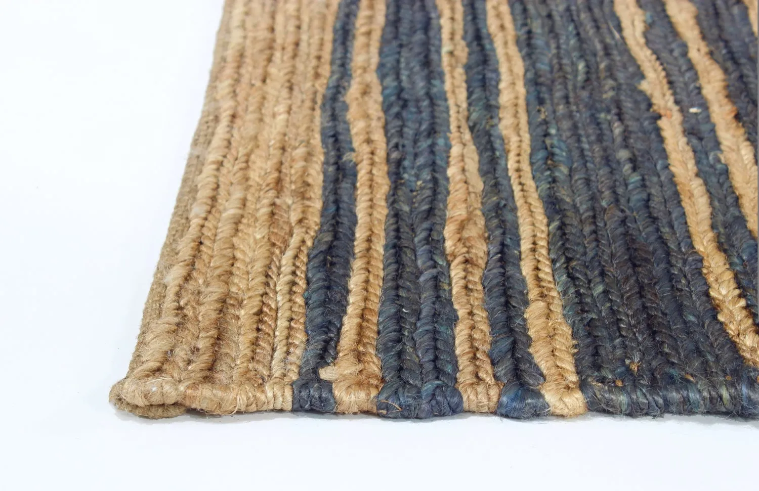 Juutti-matto - Kayes (jute/sininen)