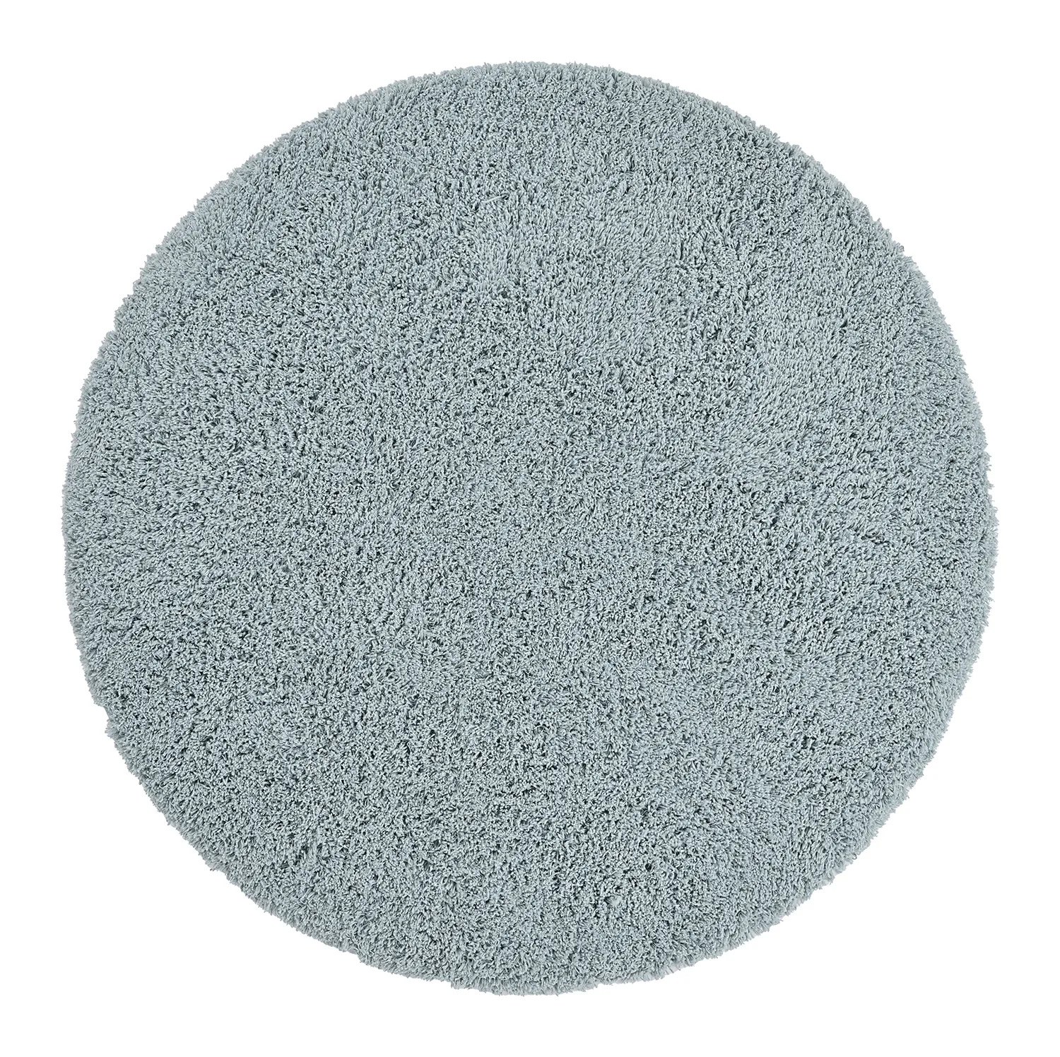 Pyöreät matot - Combarro Solid Cotton Shaggy (vaaleansininen)