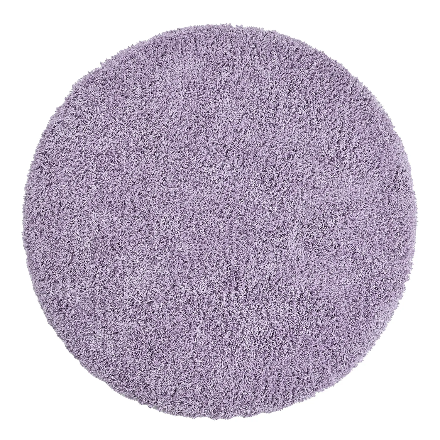 Pyöreät matot - Combarro Solid Cotton Shaggy (vaalea violetti)