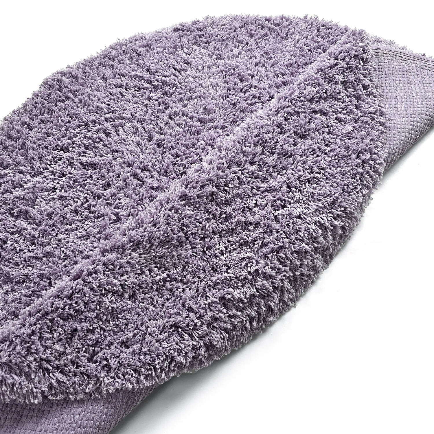 Pyöreät matot - Combarro Solid Cotton Shaggy (vaalea violetti)