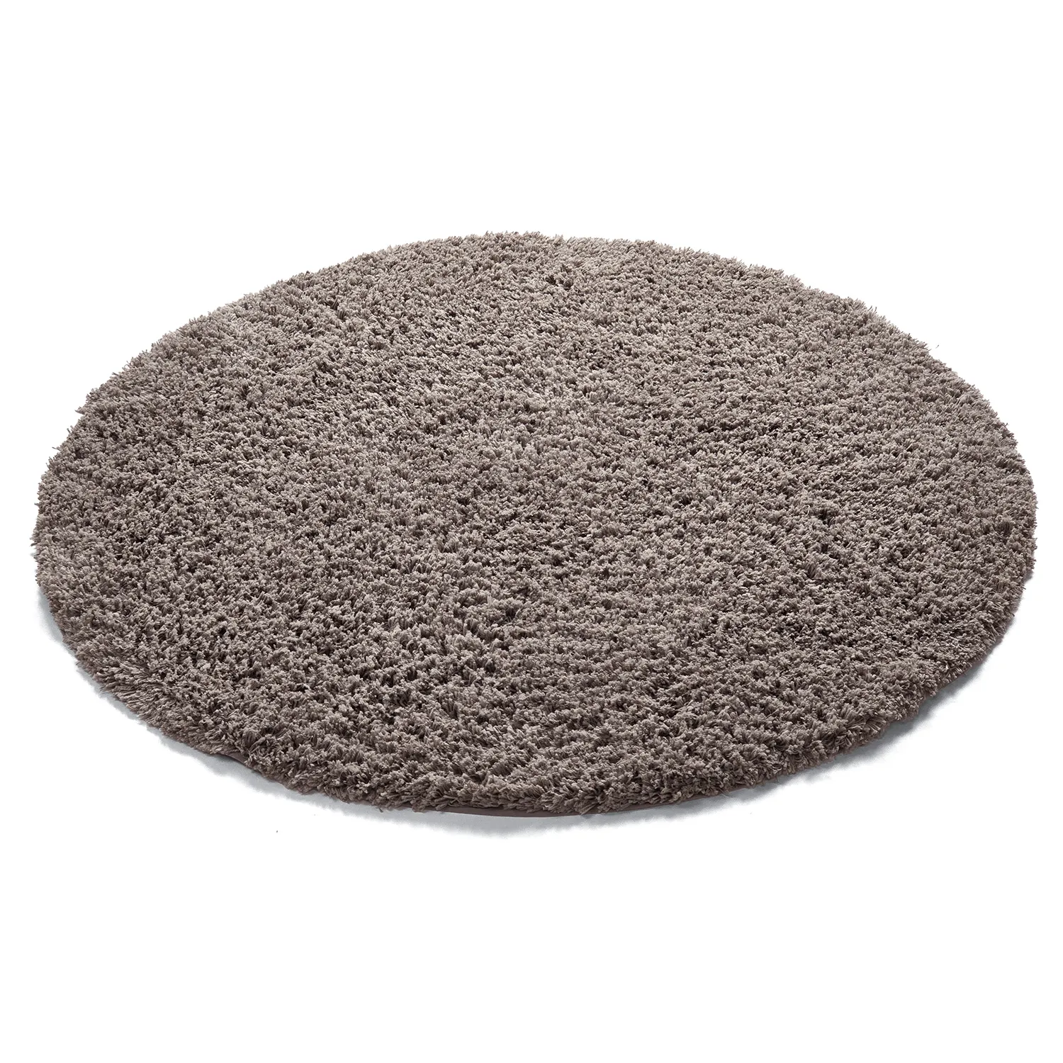Pyöreät matot - Combarro Solid Cotton Shaggy (taupe)