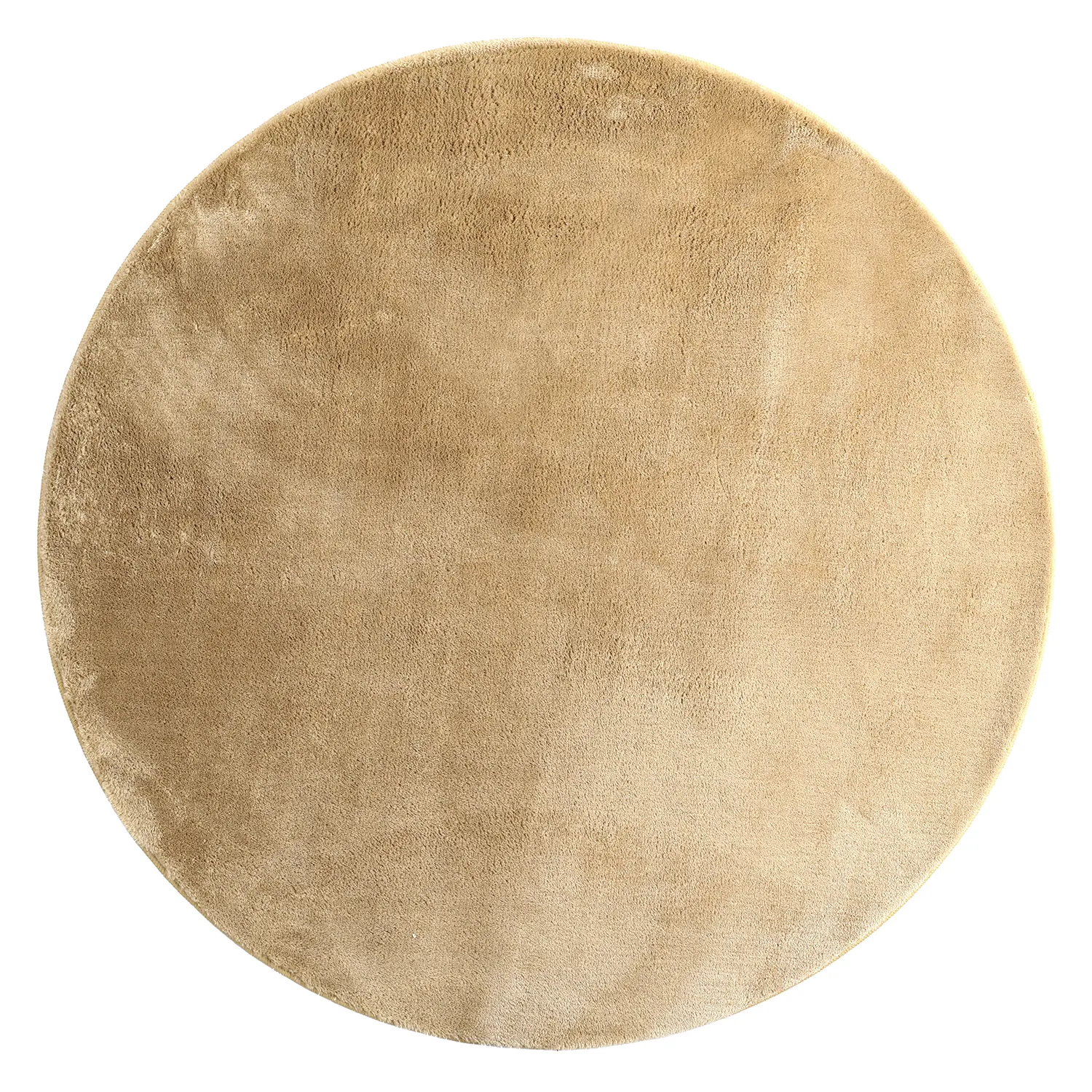Pyöreä matot - Aranga Super Soft Fur (tummabeige)