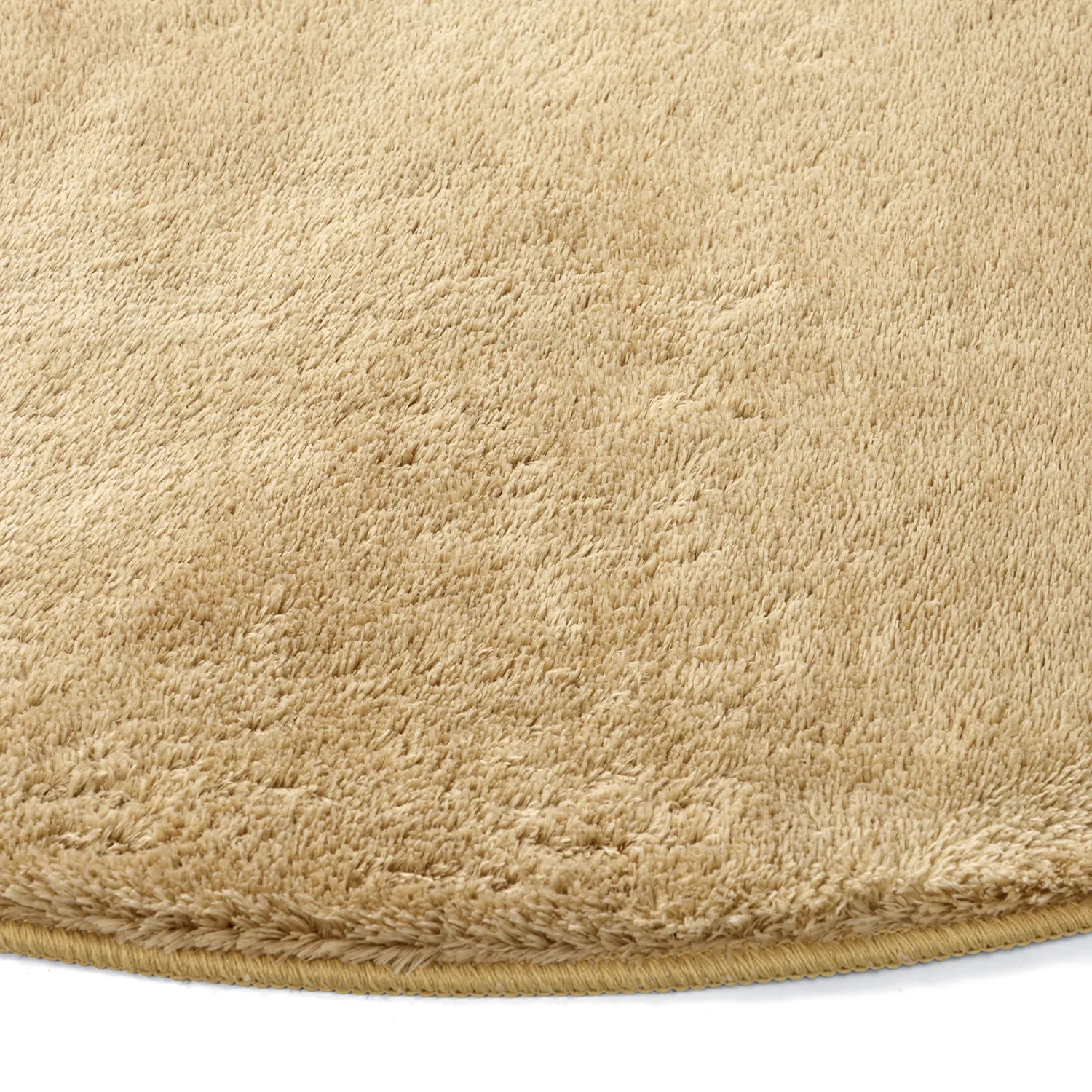 Pyöreä matot - Aranga Super Soft Fur (tummabeige)