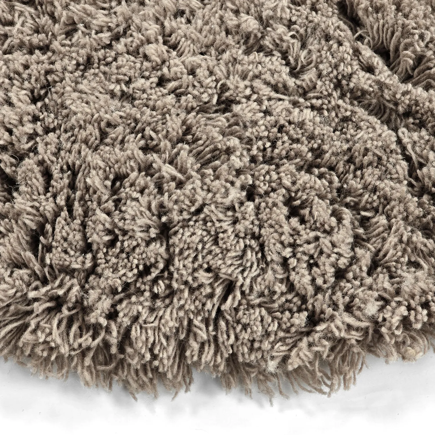 Pyöreät matot - Aliste Wool Shaggy (ruskea)