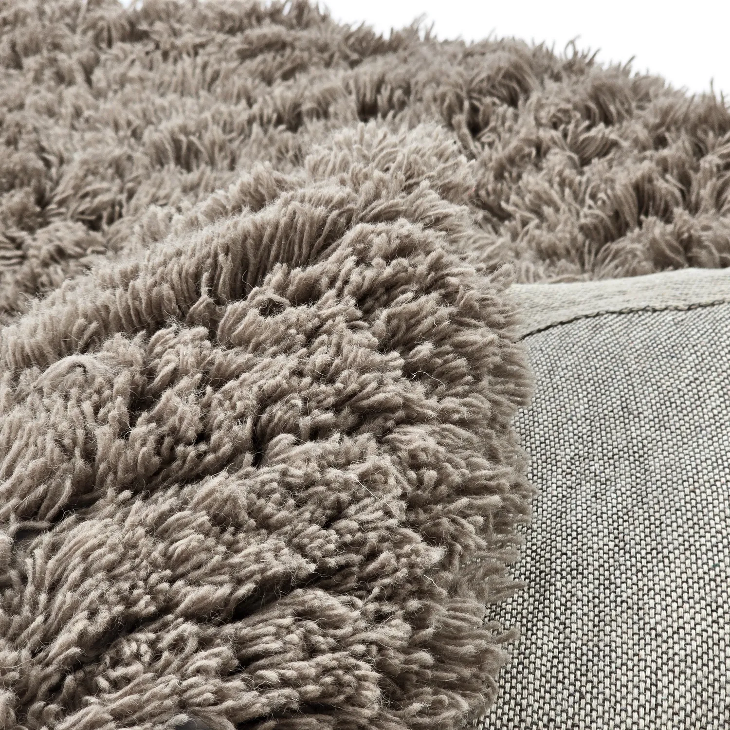 Pyöreät matot - Aliste Wool Shaggy (ruskea)