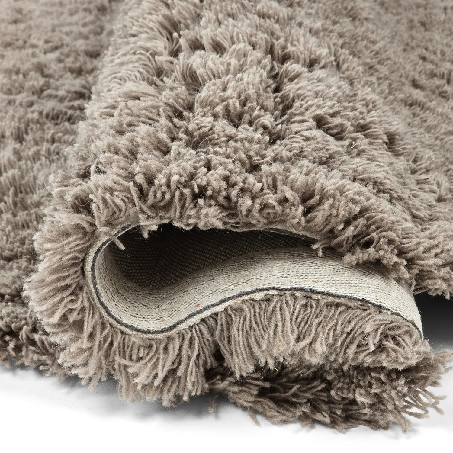 Pyöreät matot - Aliste Wool Shaggy (ruskea)