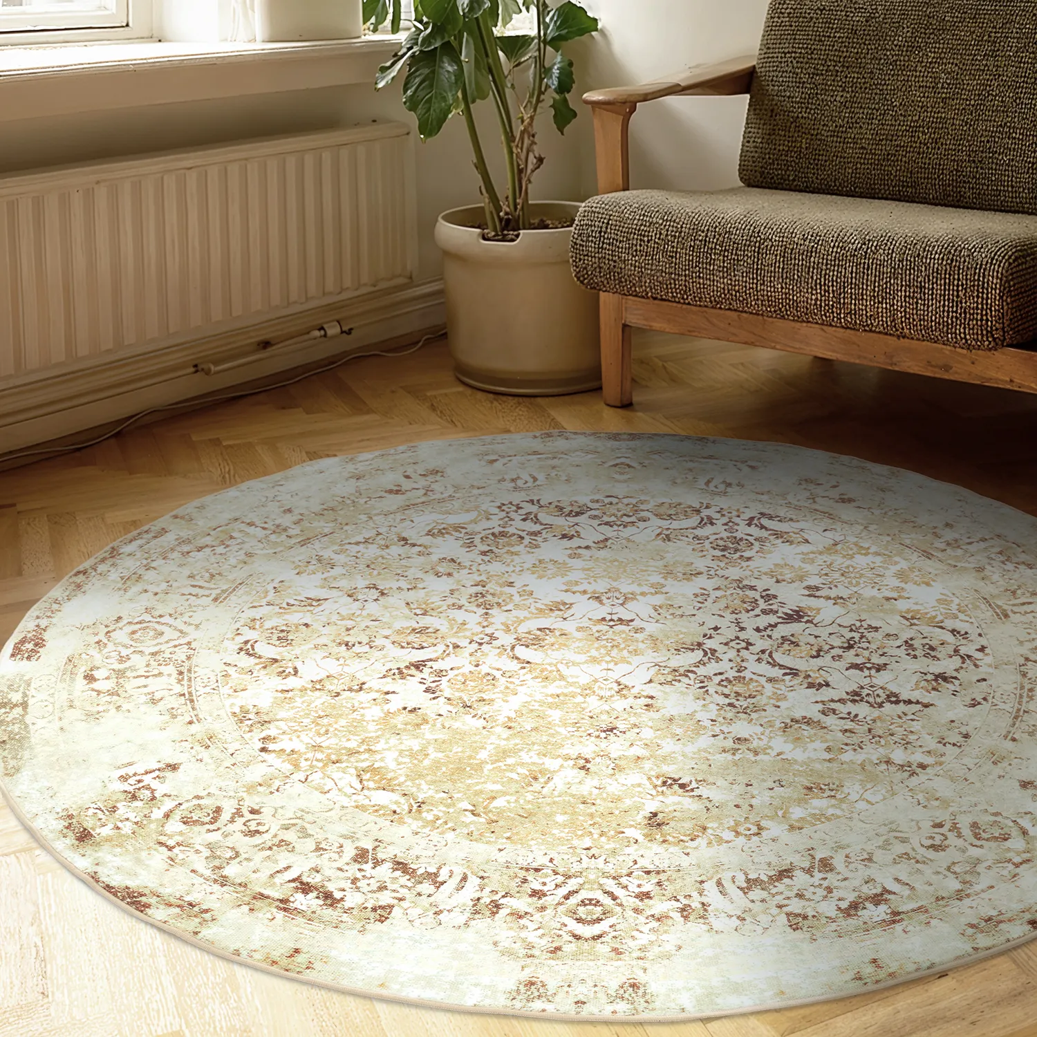 Pyöreät matot - Denizli (beige)