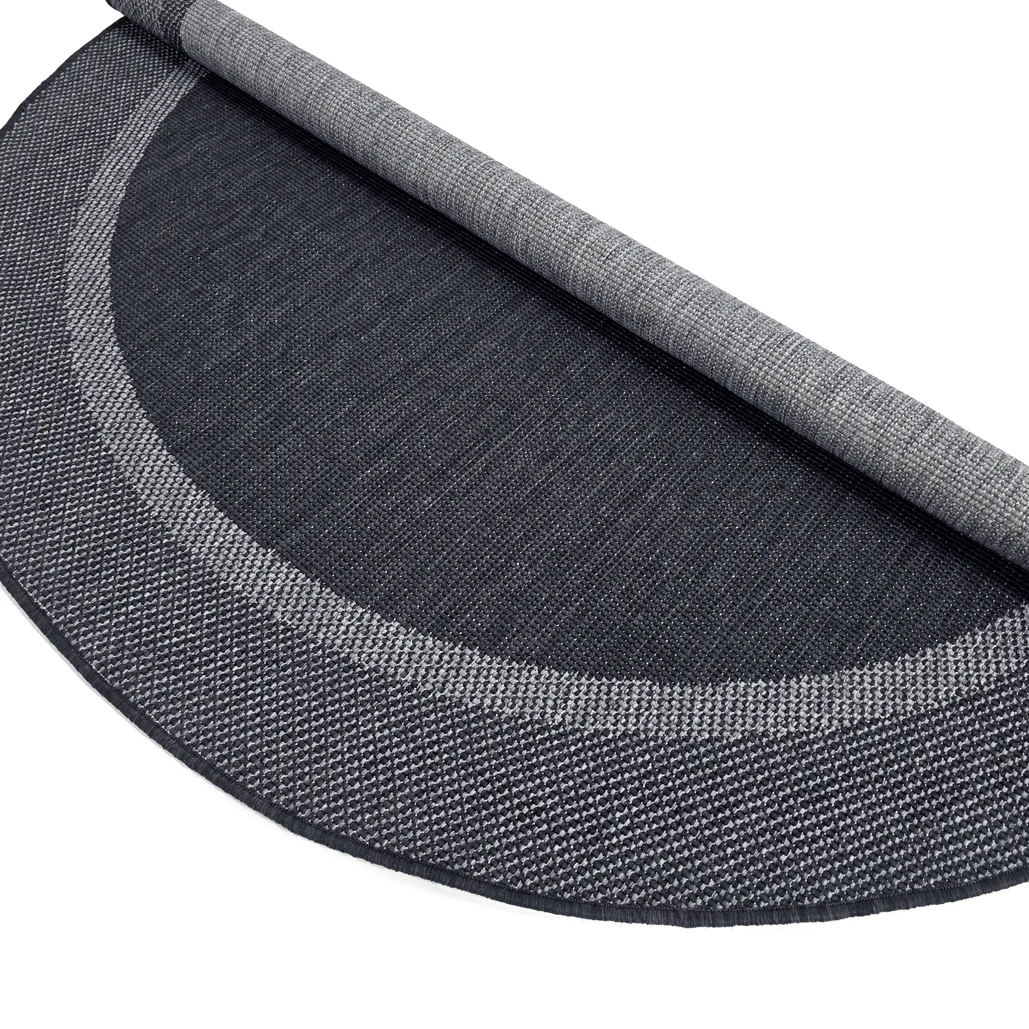 Pyöreät matot - Indoor/Outdoor Alta (antrasiitti)