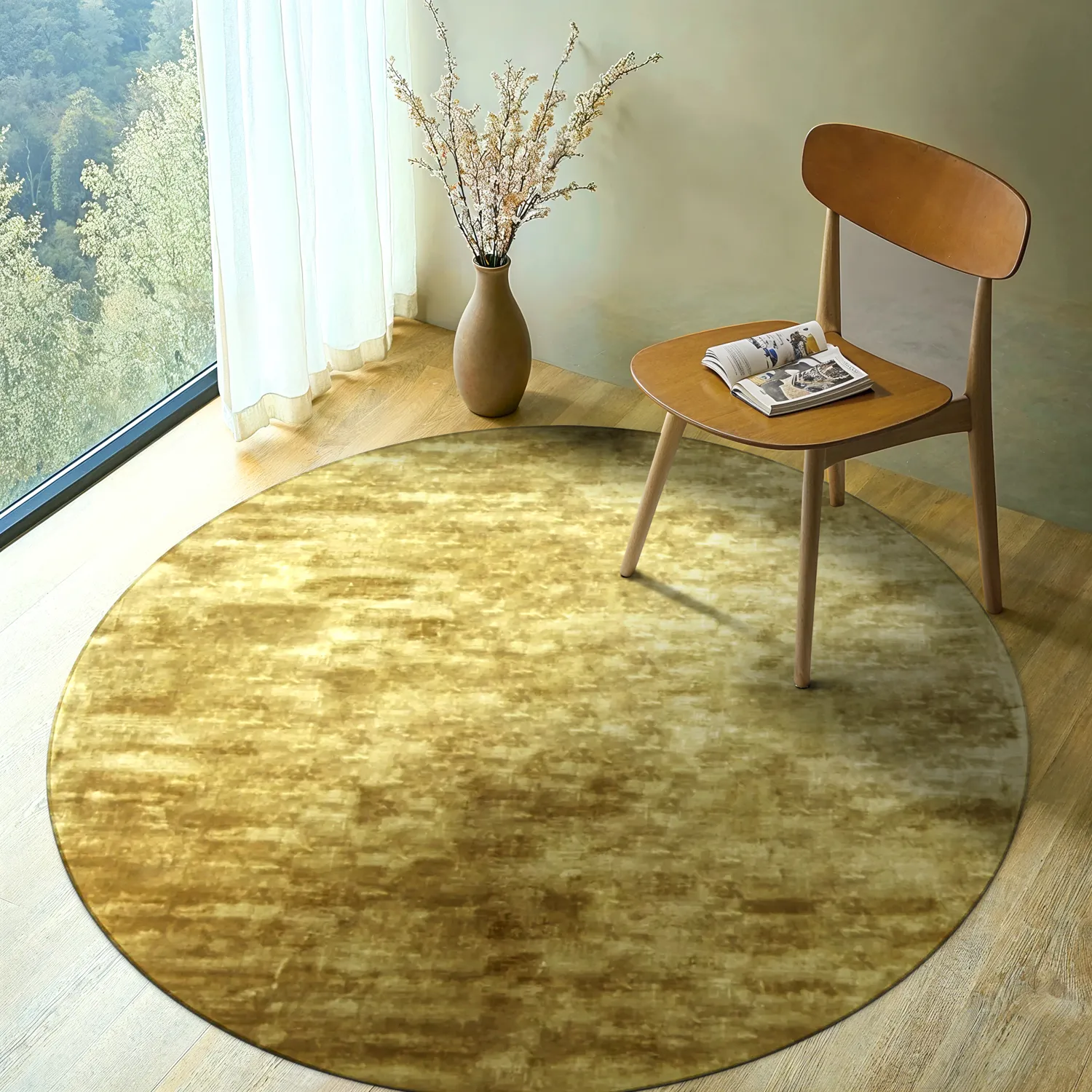 Pyöreä matto - Jodhpur Special Luxury Edition (gold)