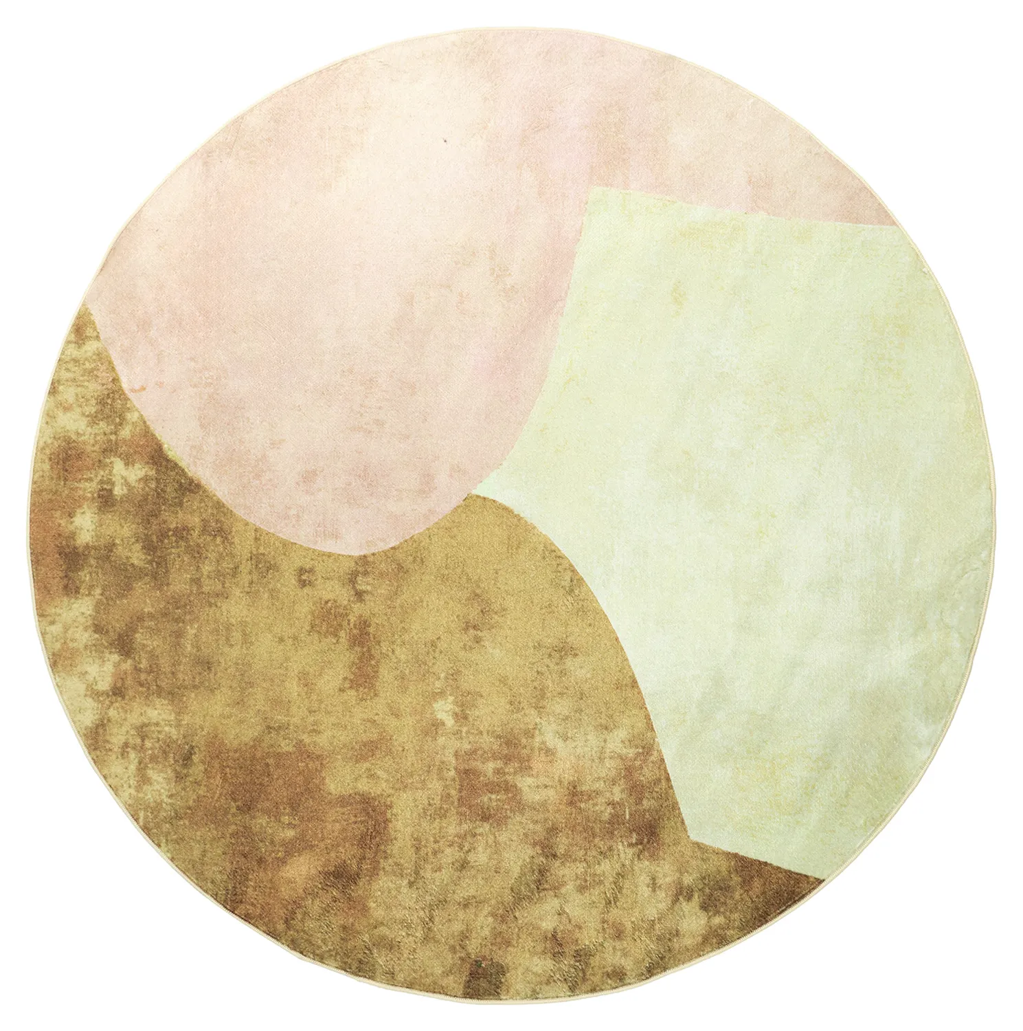 Pyöreät matot - Lazio (beige/vaaleanpunainen)
