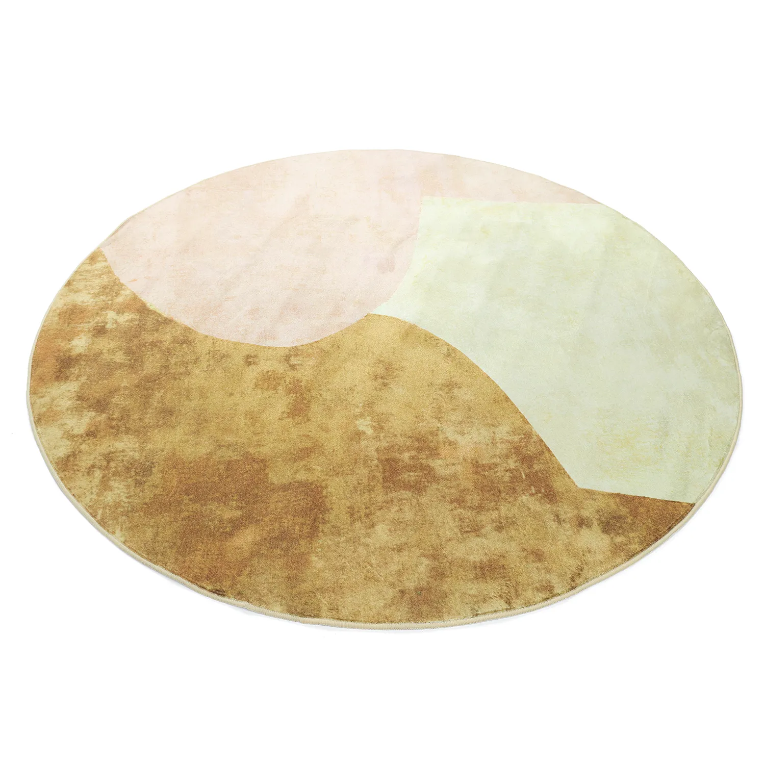 Pyöreät matot - Lazio (beige/vaaleanpunainen)