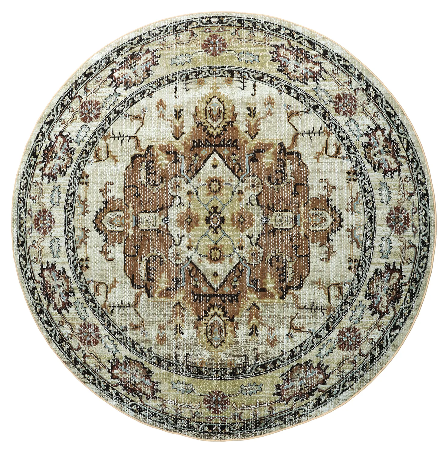 Pyöreät matot - Siliana (beige)