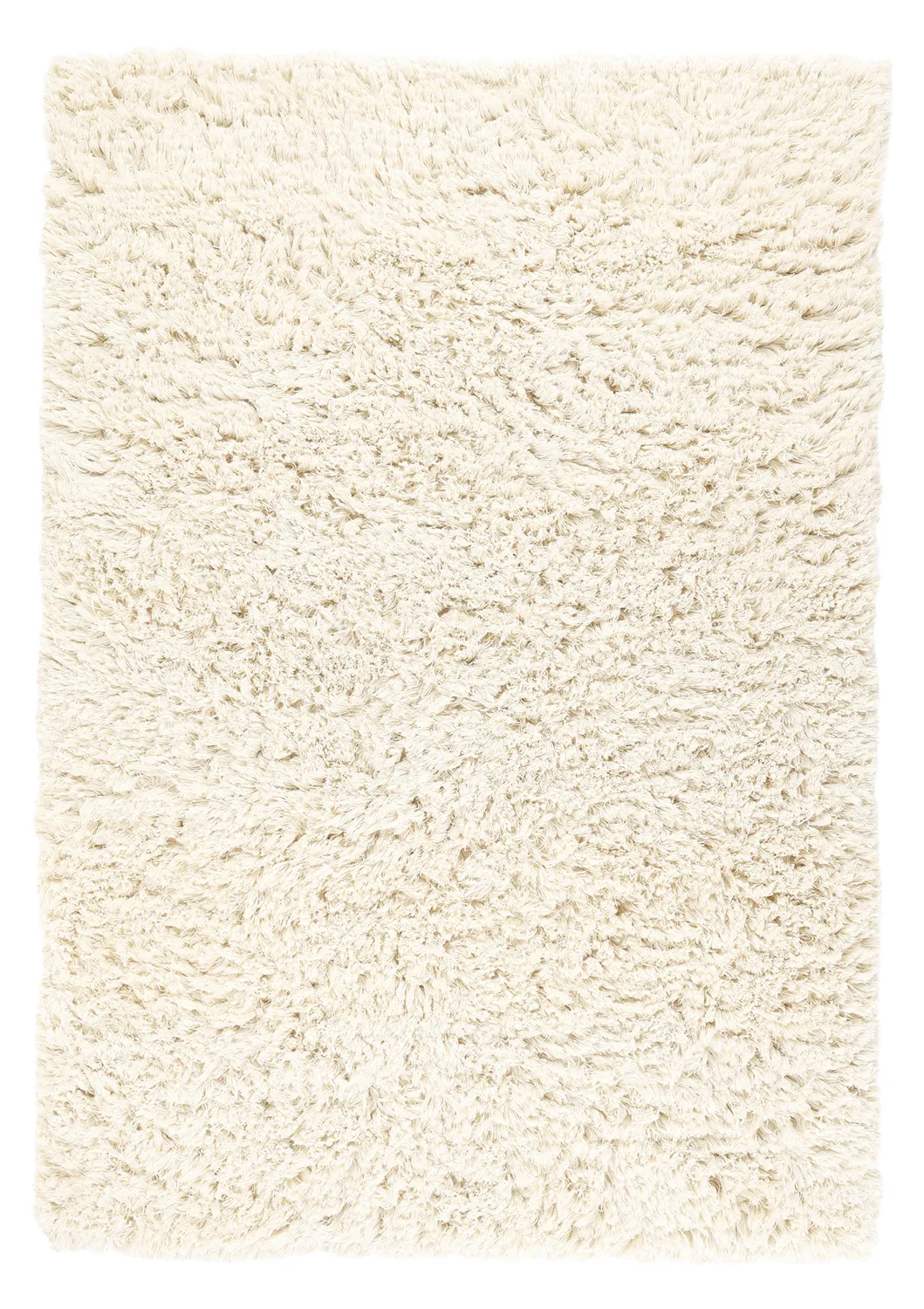 Ryijymatot - Fassale Hand Woven Wool Shaggy (valkoinen)