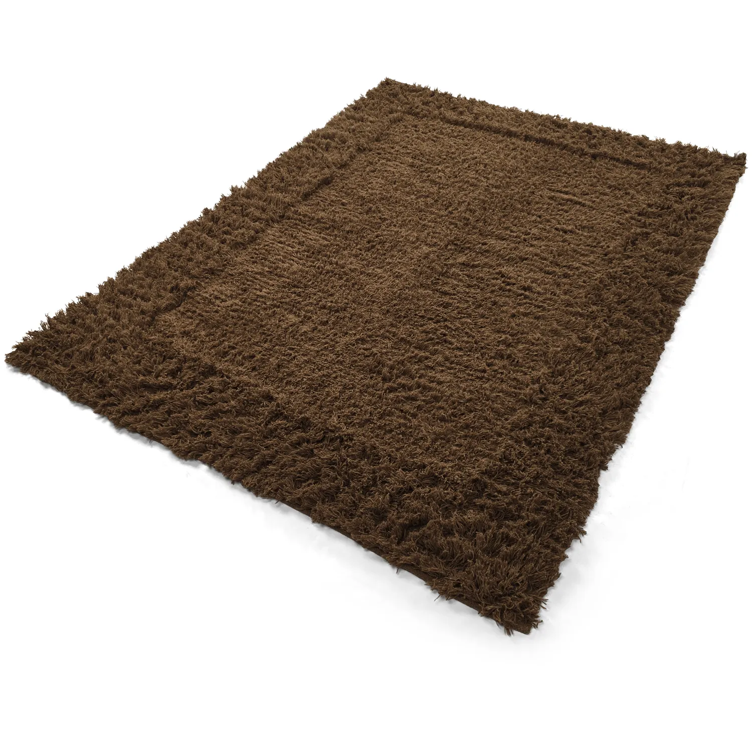 Ryijymatot - Melilla Hand Woven Wool Shaggy (ruskea)